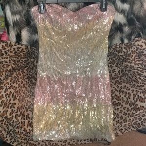 Sequin dress for a night out or cocktail party.